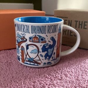 Starbucks Blue Universal Orlando Resort Mug